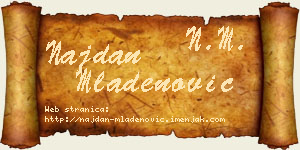 Najdan Mladenović vizit kartica